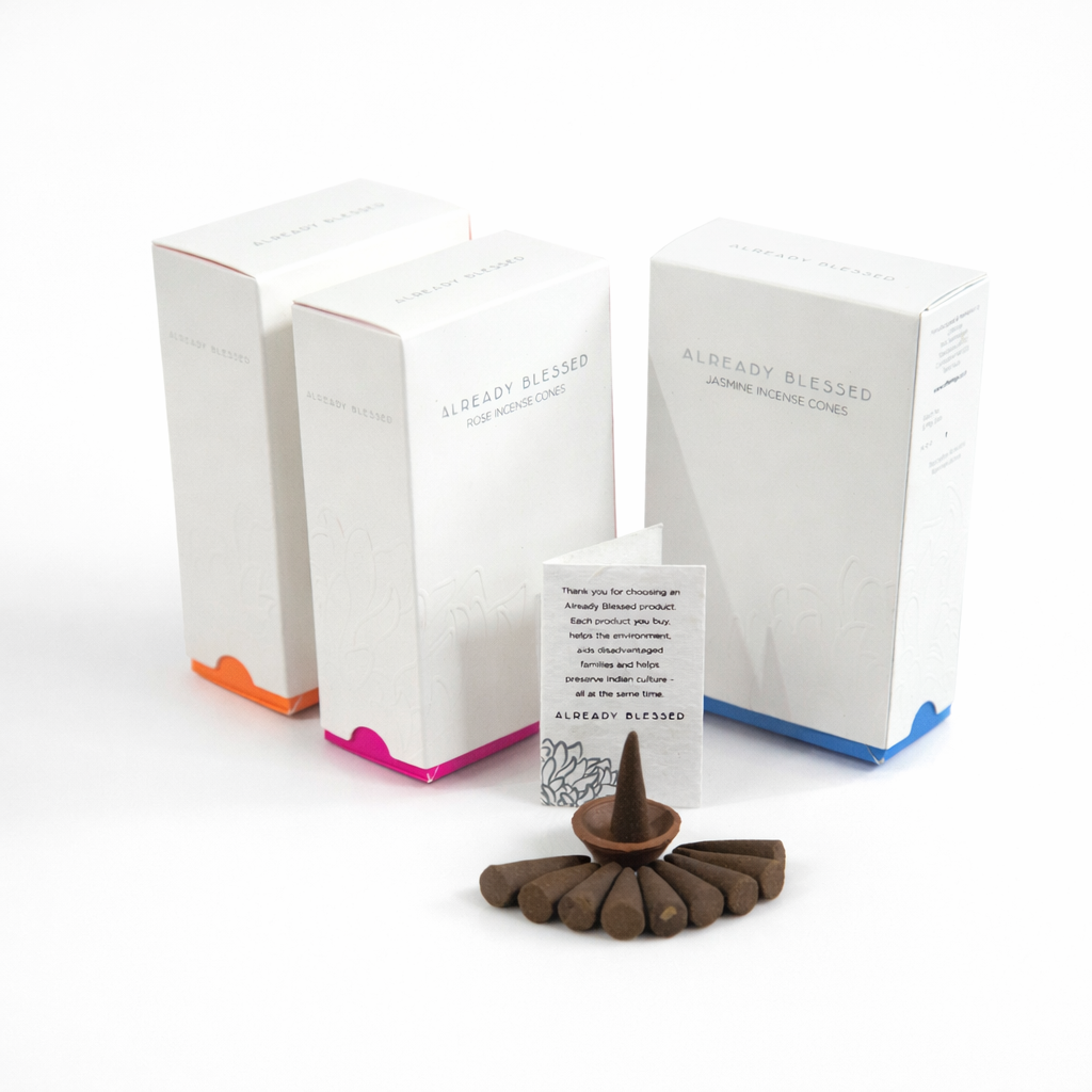 Lotus Natural Incense Cones - Low Smoke