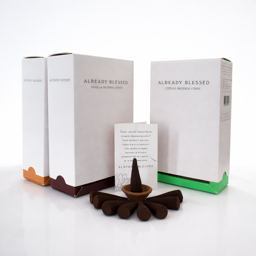 Jasmine Natural Incense Cones – Low Smoke