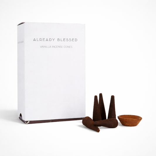 Vanilla Natural Incense Cones - Low Smoke