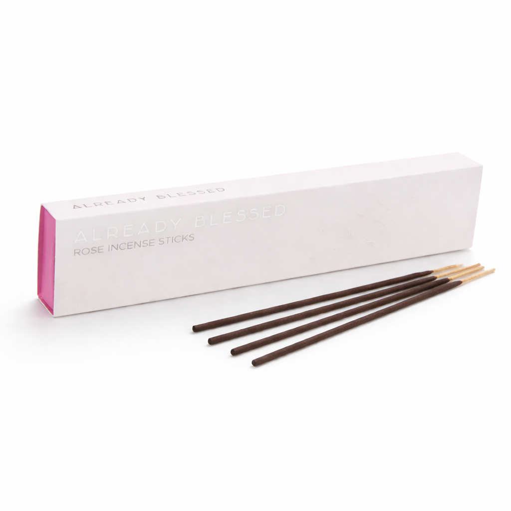 Rose Natural Incense Sticks – Low Smoke